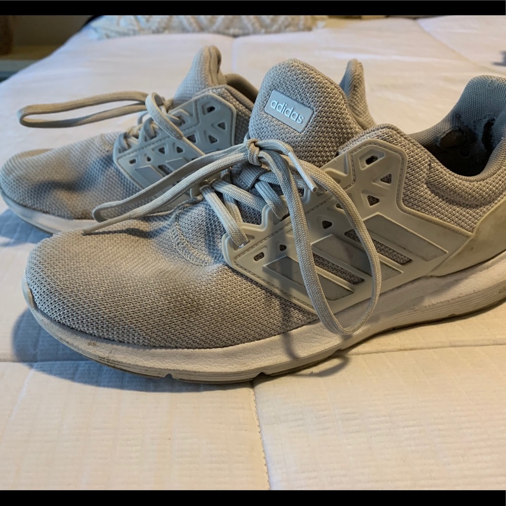 Grey Adidas Tennis Shoes